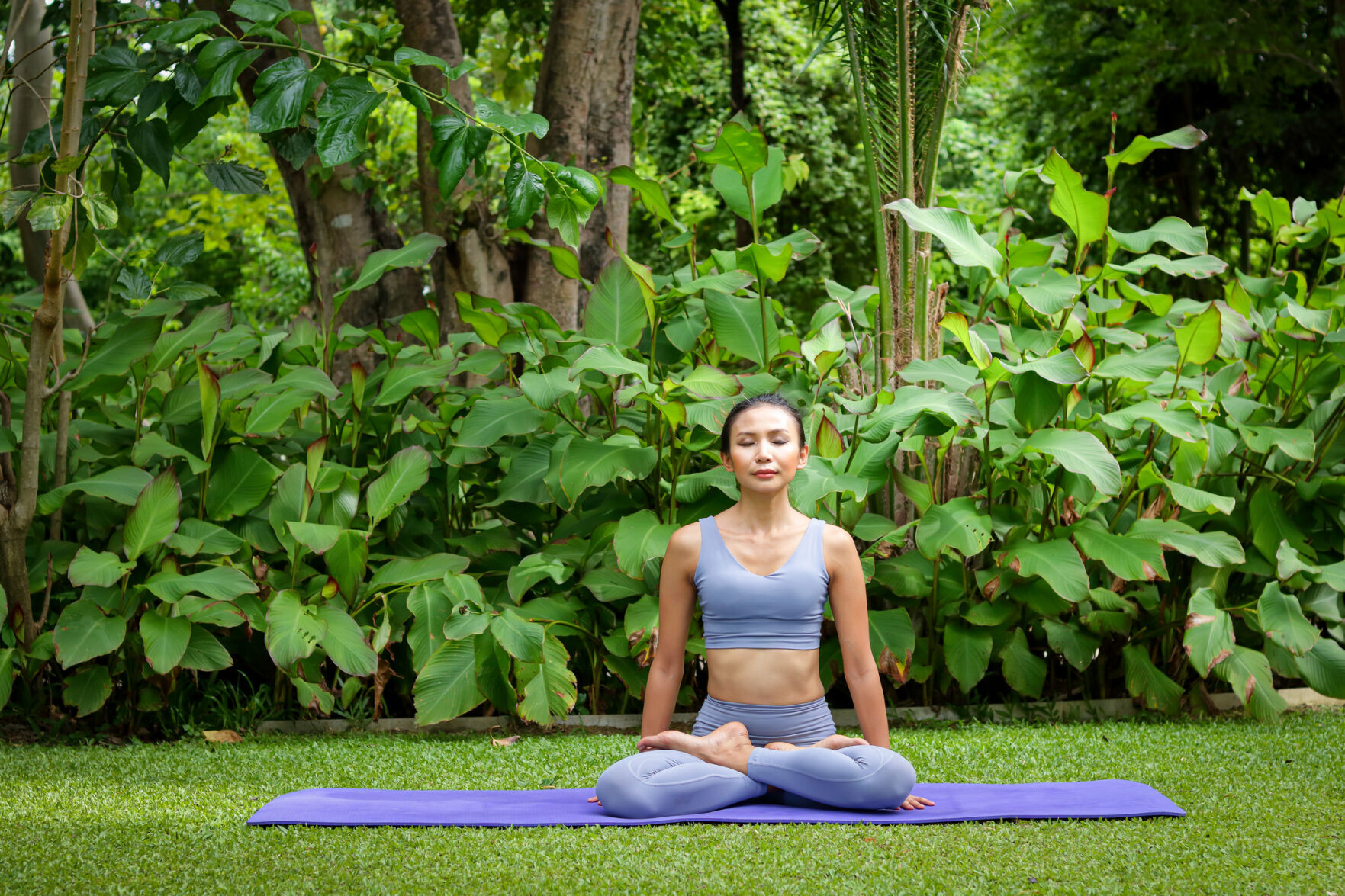 Outdoor yoga